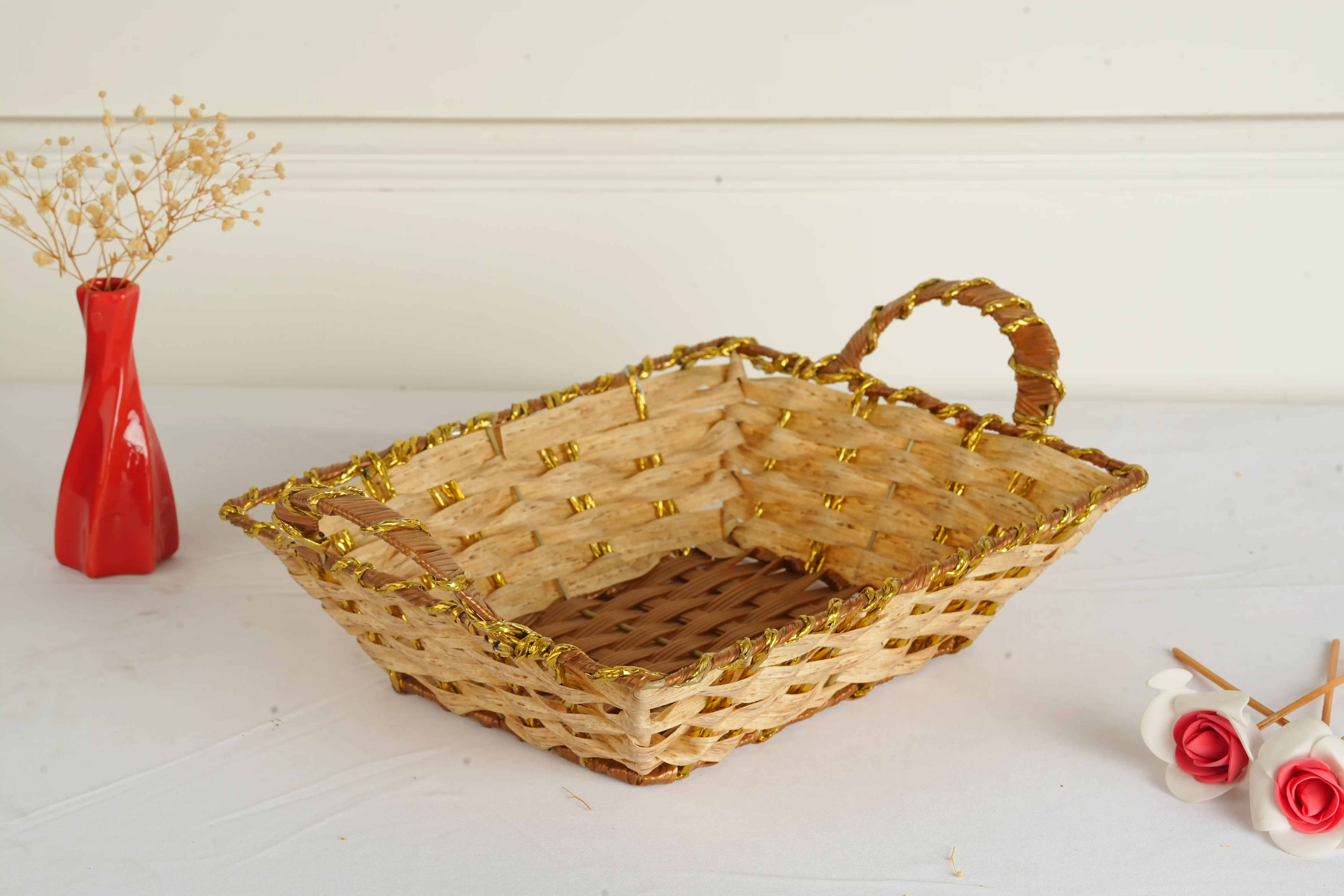 Basket with Side Handles