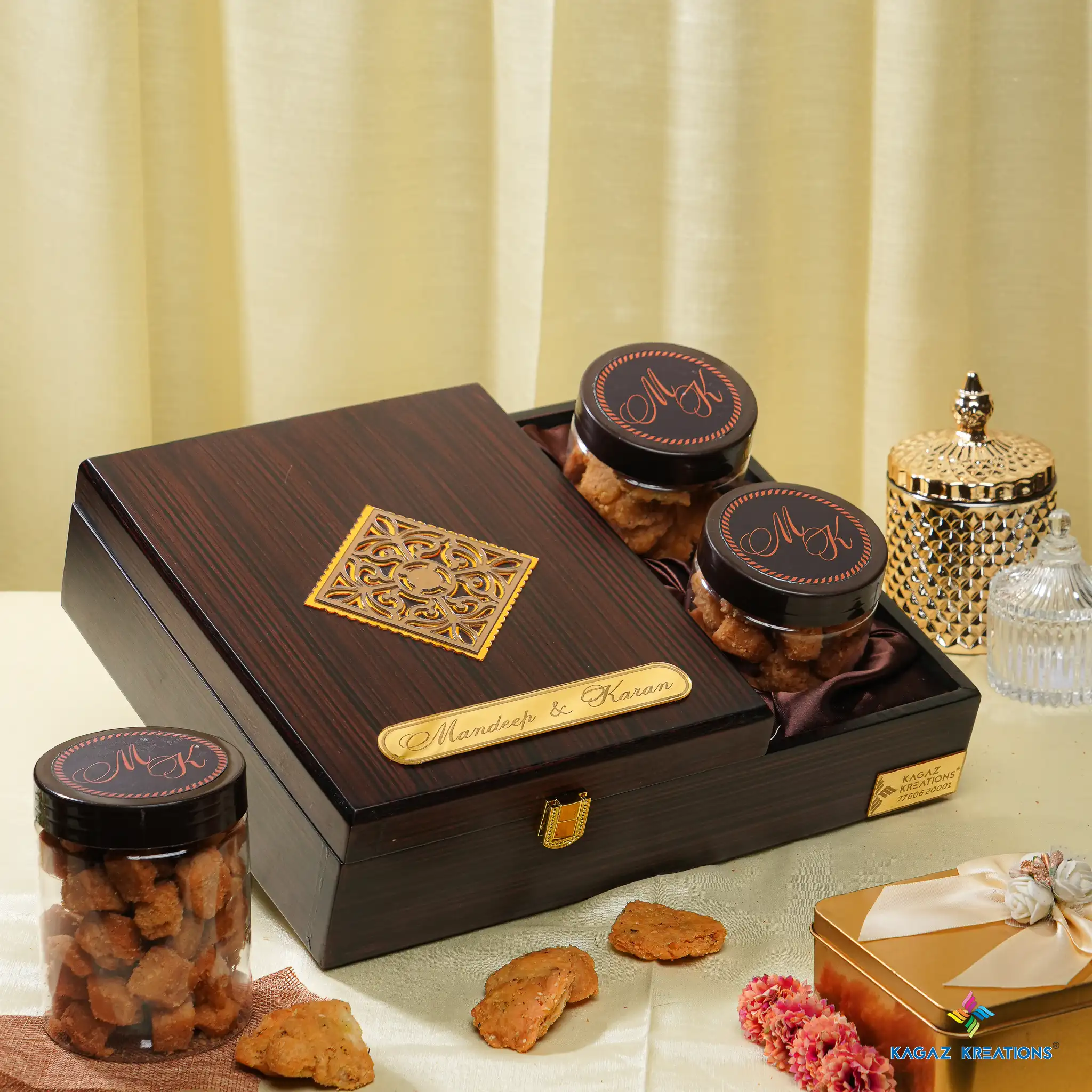 Wedding Basket Hamper - Wedding Hampers by Kagaz Kreations