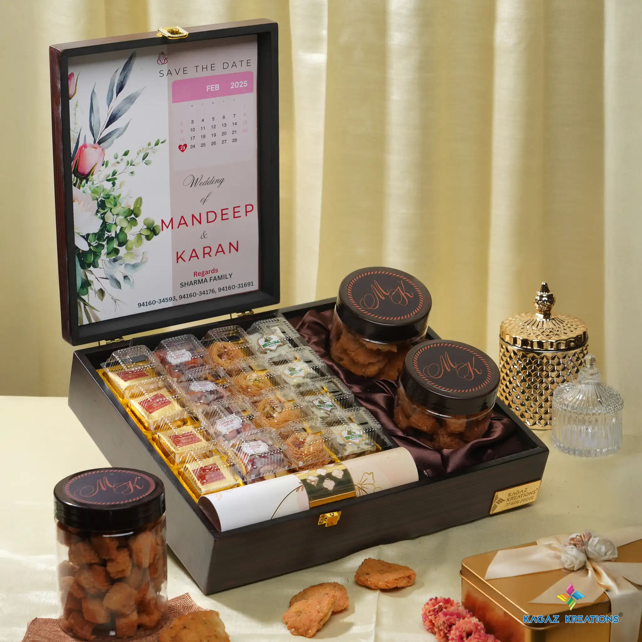 Wedding Basket Hamper - Wedding Hampers by Kagaz Kreations