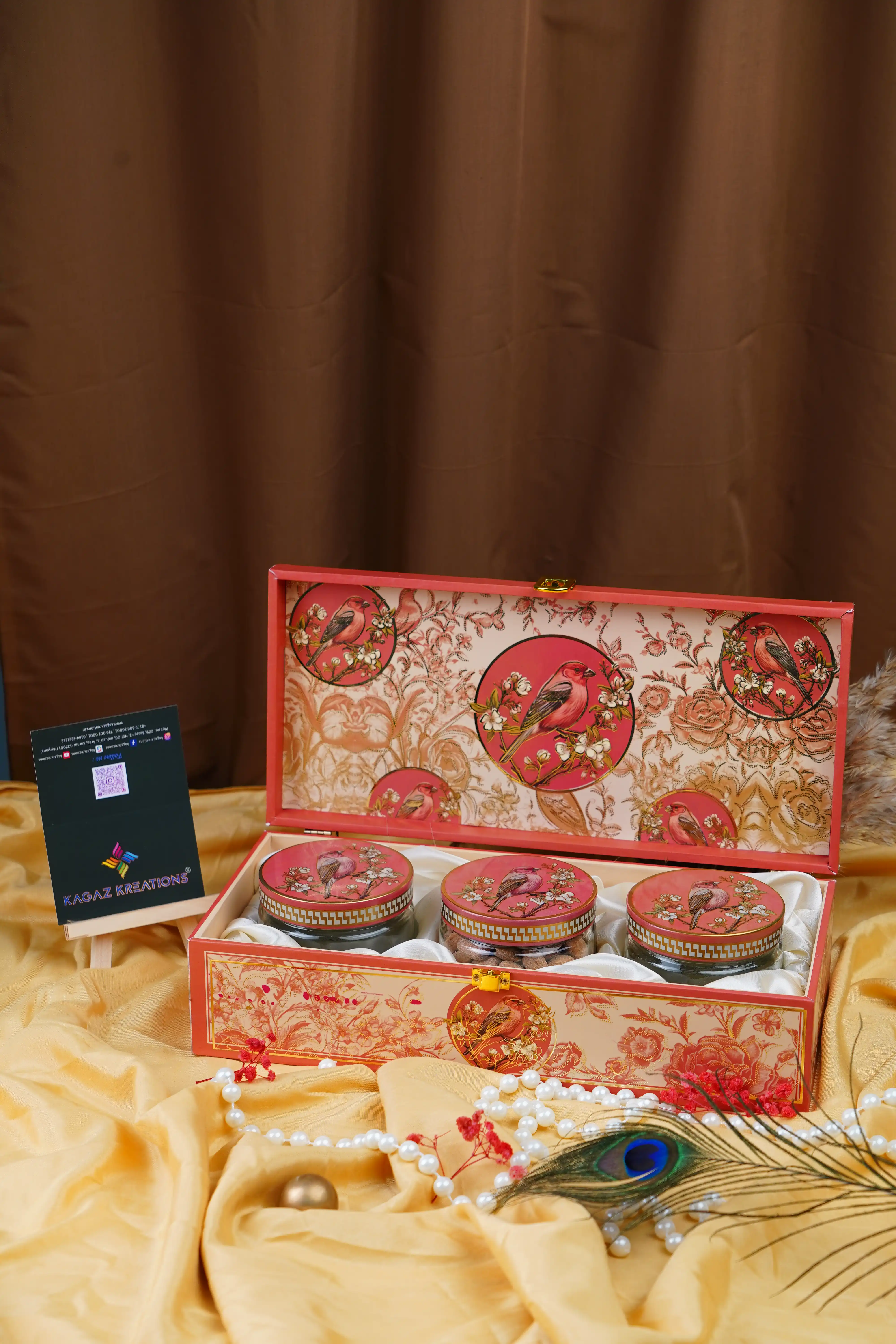 Dry Fruit Jar Box - Dry Fruit Boxes by Kagaz Kreations