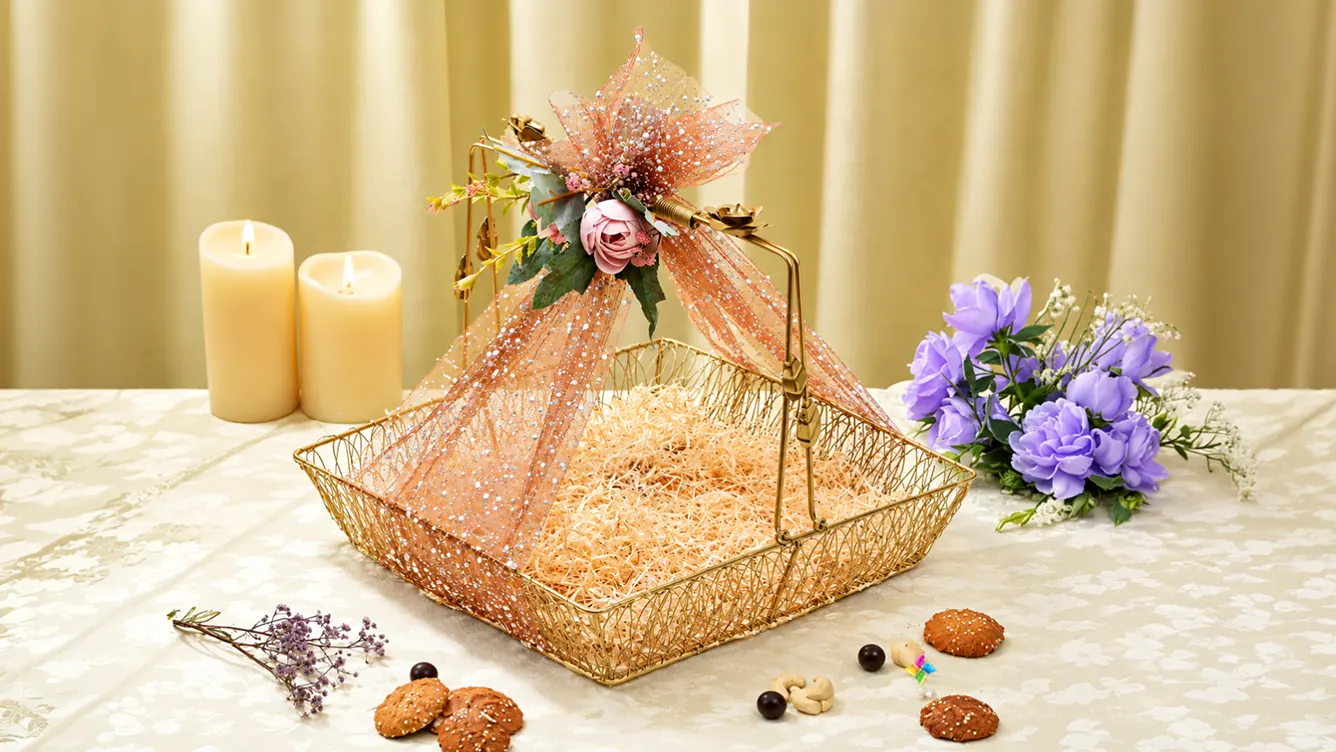 Stylish metal baskets and boxes by Kagaz Kreations