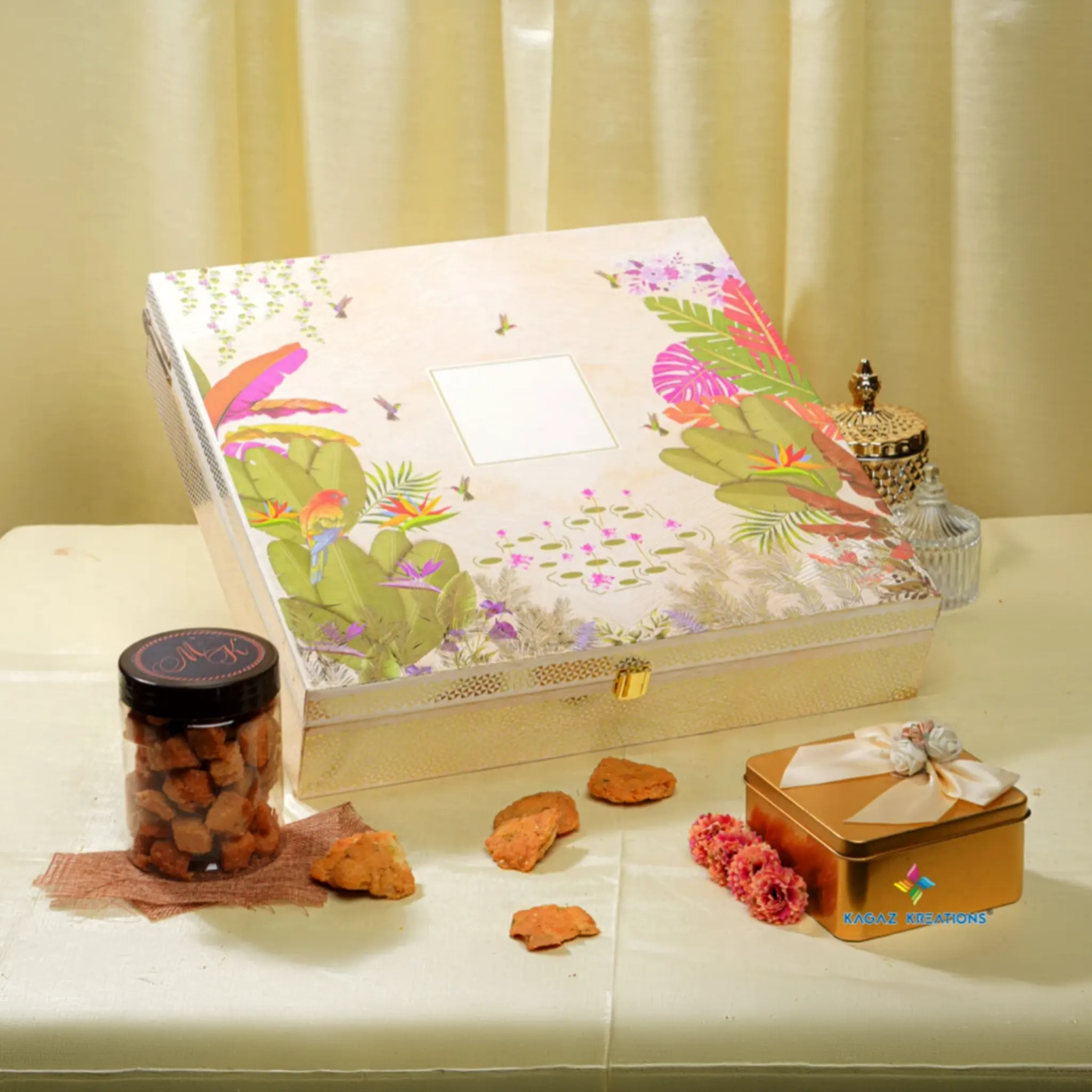 Wedding Bhaji Box - Bhaji Boxes by Kagaz Kreations